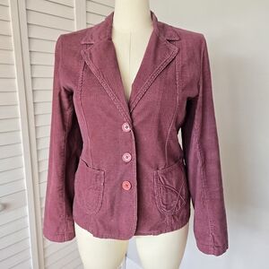 American Exchange Mauve Corduroy Blazer